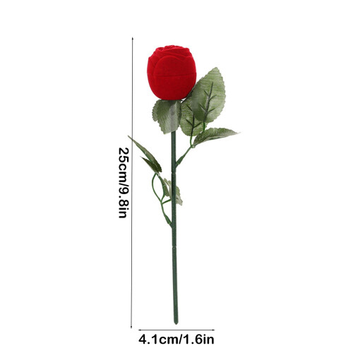 Rose-Shaped Ring Box for Standard Rings 2