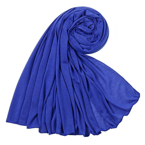 Φουλάρι Jersey Hijab για γυναίκες, μακρύ μαλακό μουσουλμανικό τουρμπάνι, περιτύλιγμα 1