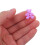 100Pcs Assorted Color Bear Shaped Buttons Plastic for Sewing DIY Clothing and Craft Projects 5