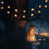 1Set Pink Rose Shape LED String Lights Hanging Propose Decoration Party String Lights 6