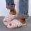 Pantofole da donna morbide e decorate con perle, con punta aperta. 6