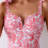 Women's One-Piece Swimsuit Deep V-Neck Keyhole Cutout 5