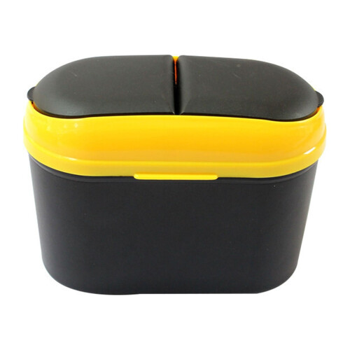 Kitchen Trash Can, Step-On Garbage Can with Lid, Tall Kitchen & Bathroom Trash Can, Small Office Waste Bin, Black - 1