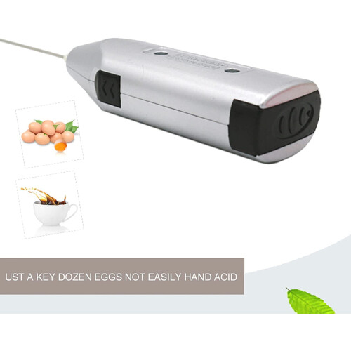 Frusta per latte, mini frusta elettrica manuale, accessorio da cucina per caffè e matcha, mini frusta 2
