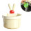 Self-Cleaning Sink Strainer Basket Clog ABS Filter Ensures Fast Rabbit Drainage Colander Ear Handle 2