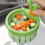 Self-Cleaning Sink Strainer Basket Clog ABS Filter Ensures Fast Rabbit Drainage Colander Ear Handle 6