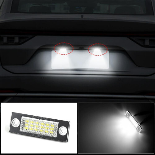 License plate lights For VWPassat Number Plate Light Lamp 1