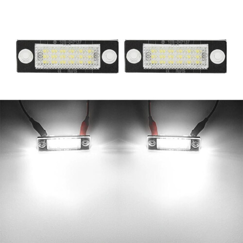 License plate lights For VWPassat Number Plate Light Lamp 2