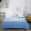 Cotton Knitted Blanket 100x150cm Blue 1 Piece 6