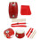 Σετ τυμπάνων Mersess Professional Sheepskin Waist για απόδοση και διασκέδαση, φορητό τύμπανο για 8