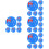 24Pcs Tennis Shock Absorber Silicone Racket Dampener with Flag Pattern 5