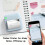 Plastic Portable Photo Printer, Blue2 Wireless Pocket Printer, Bluetooth-Compatible, for Study Notes & Wrong Questions, Compact with 5 Paper Rolls 6