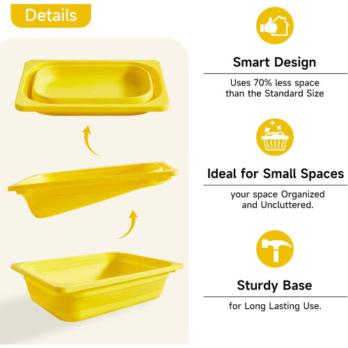 Foldable storage box, washbasin, foldable dishwashing basin and sink, space-saving 2
