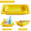 Foldable storage box, washbasin, foldable dishwashing basin and sink, space-saving 4