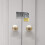 Stainless Steel Gate Lock Hasp Set 2 pcs 3 inch Silver 6