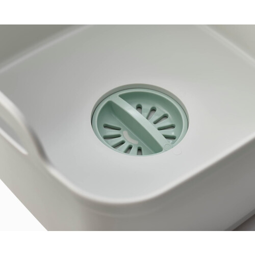 Kitchen dishwashing basin with handle and drain plug, 9 liters /2.3 gallons 1