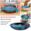 Silicone Clip-on Strainer for Pots and Pans Teal 5