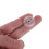 20Pcs Sleek Plastic Window Blind Bottom Rail Button Covers Dustproof 4