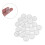 20Pcs Sleek Plastic Window Blind Bottom Rail Button Covers Dustproof 9
