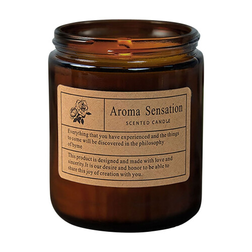 Aromatherapy Candle for Relaxation - Soy Wax, LED 2