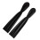 Adjustable Arm Sleeves AntiSlip Comfortable Soft Decor Protector for Lawn Summer Black 2