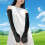 Adjustable Arm Sleeves AntiSlip Comfortable Soft Decor Protector for Lawn Summer Black 6