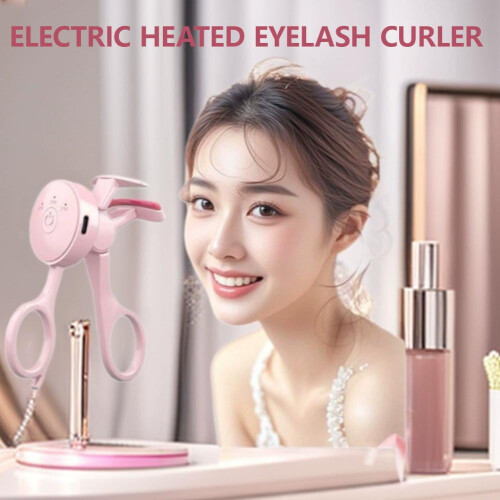 Long Lasting Electric Heated Eyelash Curler Rechargeable Makeup Curling Tool- 1