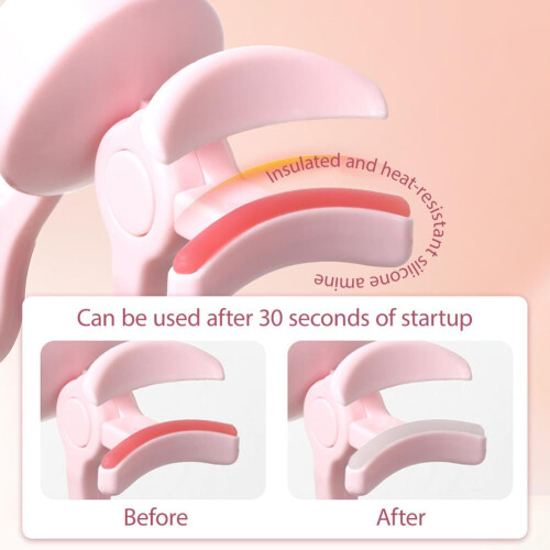 Long Lasting Electric Heated Eyelash Curler Rechargeable Makeup Curling Tool- 2