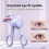 Long Lasting Electric Heated Eyelash Curler Rechargeable Makeup Curling Tool- 5