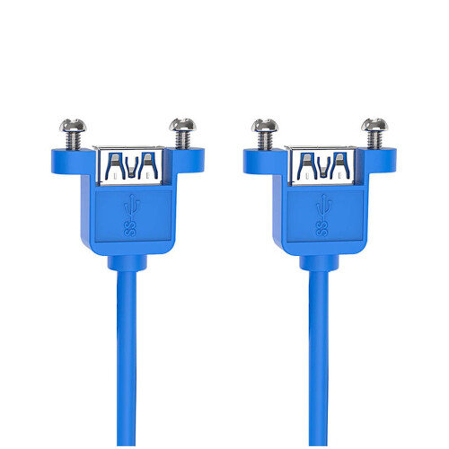 USB 3.0-Datenübertragungskabel mit Befestigungsöse, 30–150 cm 1