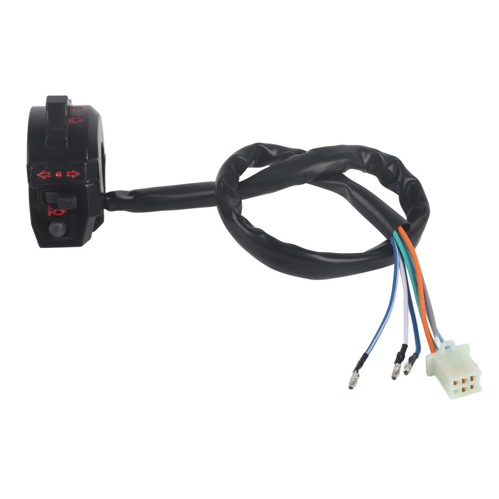 Low Beam Switch High Beam Switch Universal Control Handlebar Switch Weather Resistant Motorcycle Handlebar Control Turn Signal Horn Function Built In 9071309273472