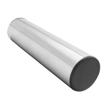 Percussion Instrument, Cylinder Sand Shaker with Rubber Covers, Stainless Steel Rhythm Instrument for Latin Shaker Performances, Durable Rattle