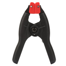Nylon Pads Spring Clamp for Craft and Assembly Work, 1Inch Heavy Duty Fastening Tool with Fiberglass-Reinforced Nylon Body, Soft Plastic Handle