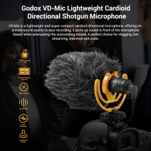 Directional Video Microphone Compact Lightweight Shockmount AUX Input Stereo Surround Sound Low Noise For Pocket Cam DSLR Sony Canon iPhone