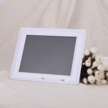 Multimedia Digital Picture Frame With HD Display, Video And Music Playback Features Remote Control Adjustable Speed Slideshow Display Supports USB SD
