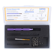 Thread Repair Insert Kit For Frequent Removing Parts Stainless Steel Coiled Wire Inserts Prevent Screws From Getting Loose With Included Tools