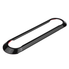 Glossy Finish Interior Trim for Auto Climate Control Area, Easy Installation ABS Panel Cover with UV Protection and Scratch Resistant Coating, Highly