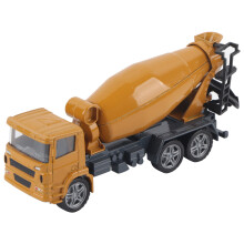 Adjustable Height Cement Mixer Toy Truck, Working Movable Parts with Metal Diecast Alloy Body, Big Construction Engineering Vehicle Featuring High