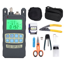 Gebruiksvriendelijke glasvezeltesterkit met optische vermogensmeter, betrouwbare prestaties, visuele foutzoeker, geïntegreerde VFL,