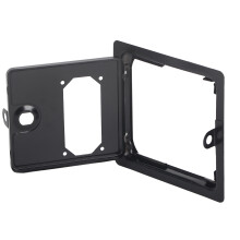 Flush Mounted Access Panel for Walls, Surface Mounted Steel Material Inspection Hatch with Reversible Panel Design, Concealed Hinge for Indoor Use,