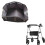 Rollator Bag Under Seat Walker Pouch,Storage Pouch, Walker Accessory Bag, Walker Grey 6