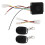 1Set Motorcycle Alarm System with Relay Switch and Remote Control Black 6