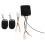 1Set Motorcycle Alarm System with Relay Switch and Remote Control Black 7