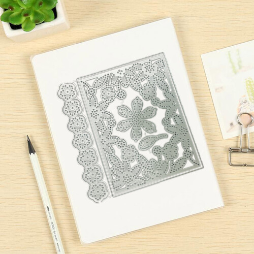 Skärmformar för blomram för scrapbooking och prägling 1