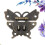 Vintage-style hasp latch lock for wood doors and cabinets, 5