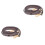 2Stk Bag Strap Leder Verstellbar Schultergurt 2