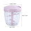 900ML Manual Meat Chopper - Multi-Function Food Processor with Stainless Steel Blades (Pink) 8