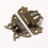 Vintage-style hasp latch lock for wood doors and cabinets, 7