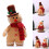 Χριστουγεννιάτικη κούκλα GingerbreadMan Χαριτωμένη λούτρινη κούκλα με μακριά πόδια για 2