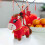 Crying Horse Keychain Plush Toy Red 4